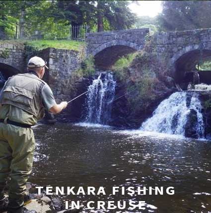 Tenkara fishing in Creuse